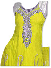 Yellow Chiffon Suit  - Indian Semi Party Dress