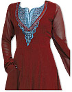 Maroon Georgette Suit