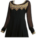Black Georgette Suit - Indian Semi Party Dress