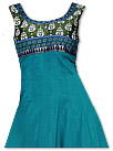 Turquoise/Green Georgette Suit - Indian Semi Party Dress