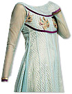 Sky Blue Chiffon Suit - Indian Semi Party Dress