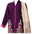 Dark Magenta/Pink Marina Suit- Pakistani Casual Clothes