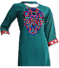 Teal Georgette Suit- Pakistani Casual Clothes