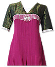 Dark Magenta Georgette Suit - Indian Semi Party Dress