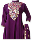 Dark Purple Georgette Suit- Indian Semi Party Dress