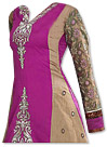 Magenta/Beige Georgette Suit  