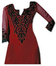 Red Georgette Suit  