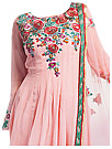 Pink Chiffon Suit - Indian Dress