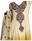 Cream/Brown Georgette Suit- Indian Dress