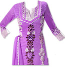 Purple Georgette Suit- Indian Semi Party Dress