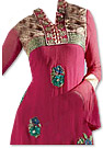 Magenta Georgette Suit  - Indian Semi Party Dress