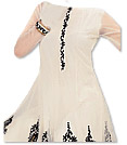 White Chiffon Suit- Indian Semi Party Dress