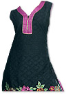 Black/Magenta Georgette Suit - Pakistani Casual Dress