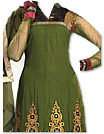 Mehndi Green Georgette Suit