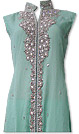 Sea Green Crinkle Chiffon Suit 