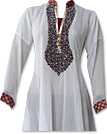 White Georgette Suit - Indian Semi Party Dress