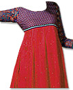 Purple/Red Georgette Suit  