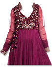 Magenta Chiffon Suit- Indian Semi Party Dress