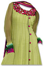Light Green Chiffon Suit- Indian Semi Party Dress