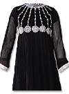 Black Chiffon Suit- Indian Semi Party Dress