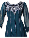 Teal Chiffon Suit  - Indian Dress