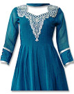 Turquoise Chiffon Suit