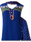 Blue/Purple Georgette Suit  - Indian Semi Party Dress