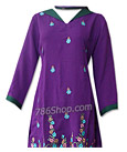 Dark Purple Georgette Suit- Indian Semi Party Dress