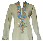 Cream Georgette Kurti 