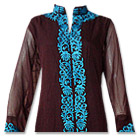 Dark Brown Chiffon Suit- Indian Dress