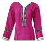 Shocking Pink Cotton Kurti 