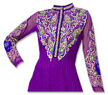 Dark Purple Georgette Suit- Indian Dress