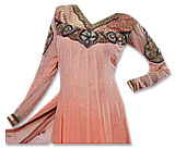 Peach Chiffon Suit- Indian Dress