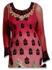 Brick Red/Pink Chiffon Suit- Indian Dress