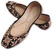 Ladies Khussa- Black- Pakistani Khussa Shoes