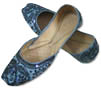 Ladies khussa- Metal Grey- Pakistani Khussa Shoes