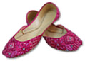 Ladies Kussa- Magenta- Pakistani Khussa Shoes