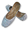 Ladies khussa- White- Pakistani Khussa Shoes