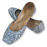 Ladies khussa- Silver- Khussa Shoes for Women