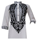 White Cotton Shirt- Pakistani Casual Dress