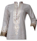 Off-white Cotton Shirt- Pakistani Casual Clothes