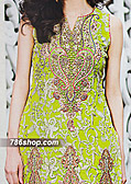 Green Chiffon Suit- Pakistani Formal Designer Dress