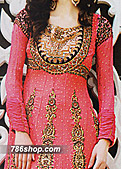 Pink Chiffon Suit- Pakistani Formal Designer Dress