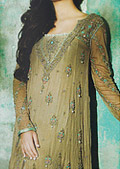 Beige Chiffon Suit- Pakistani Formal Designer Dress