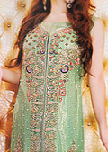 Light Green Chiffon Suit- Pakistani Formal Designer Dress