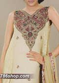 Ivory Chiffon Suit- Pakistani Party Wear Dress