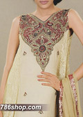 Ivory Chiffon Suit- Pakistani Formal Designer Dress