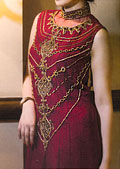 Magenta Chiffon Suit- Pakistani Formal Designer Dress