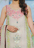 Off-White Chiffon Suit- Pakistani Formal Designer Dress