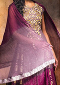 Purple Jamawar Suit